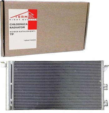Radiator air conditioner fiat panda 2003-2006 osusza, фото