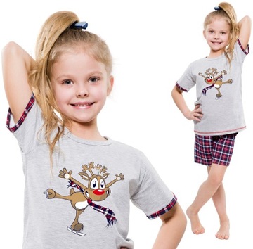 Pajamas в grid for all families - girlish 110, фото
