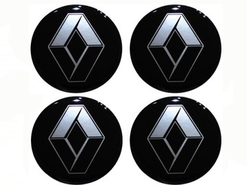 Renault 90mm емблеми наклейки ковпаки алюміній диски, фото
