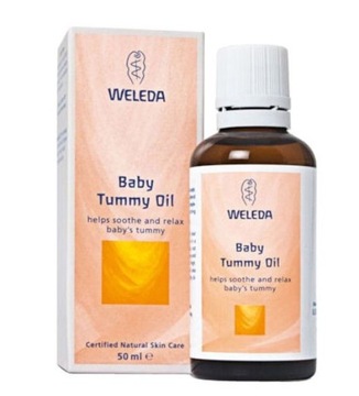 Weleda детское масло для массажа живота 50 мл детское масло для живота