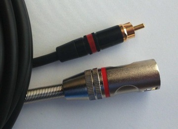 Шеллер кабель RCA (czincz) / XLR мужской 0.5 м