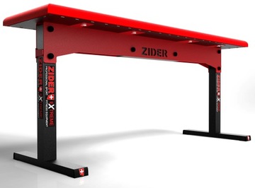 СКАМЕЙКА ПРОСТАЯ ПОД ШТАНГУ 450kg ZIDER BLACK-RED NEW