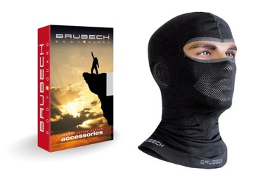 Brubeck kominiarka termoaktywna JONY SREBRA - L/XL