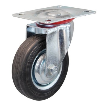 Поворотные колеса 75 мм металлические резиновые стеллажи тележки