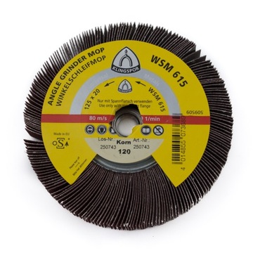 Угловой шлифовальный круг WSM615 P240 125mm M14