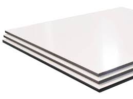 Dibond рекламный щит 70X100 белый матовый композитный