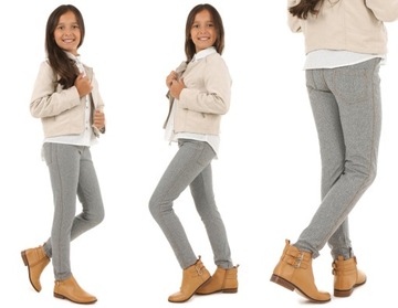 Классические леггинсы джинсовые гетры-меланж 164 точек