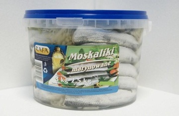 Москалики маринованные 0,5 кг в уксусной заливке сельдь