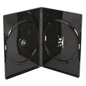 Amaray коробки чорний для 2 x DVD 10 шт 14 мм