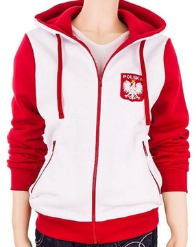 Женская толстовка с капюшоном болельщика польский r. S-XXL