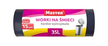 Майстер 35L мішки для сміття 15pcs висока міцність