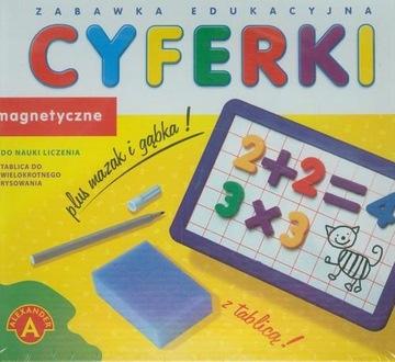 Gra zręcznościowa Cyferki Magnetyczne Z Tablicą Alexander