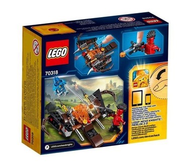LEGO 70318 NEXO KNIGHTS CATAPULT GLOB LOBBER НОВЫЙ УНИКАЛЬНЫЙ
