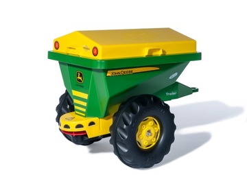 ROLLY TOYS ПРИЦЕП/сеялка-разбрасыватель песка 2 в 1 JOHN DEERE