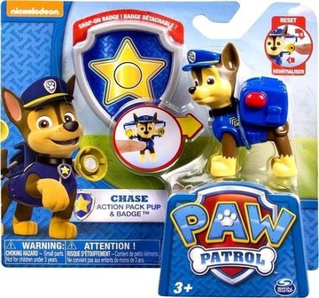 PAW PATROL FIGURKI AKCJI ODZNAKA AST 6022626 W6 SPIN MASTER