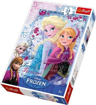 Puzzle Trefl PUZZLE 24 elementów 24 ELEMENTY Maxi Frozen Kraina Lodu 14225