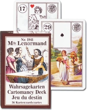 Karty do wróżenia. Mlle Lenormand. Piatnik