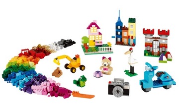 LEGO Classic 10698 Creative Bricks, большая коробка + школьный пенал