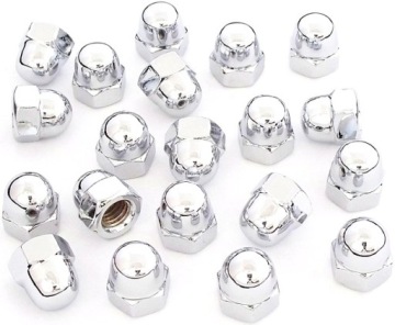 NAKRĘTKA KOŁPAKOWA M8 8 3 GAT CHROMOWANA NAKRĘTKI