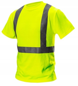 NEO KOSZULKA ODBLASKOWA T-shirt ostrzegawcza r. M