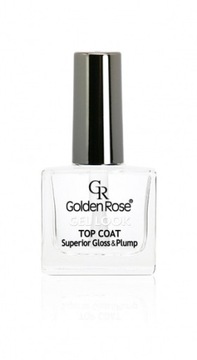 GOLDEN ROSE TOP COAT GEL LOOK ŻELOWY EFEKT