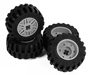 LEGO koła TECHNIC 30.4x14 55982 30391 szare 4szt