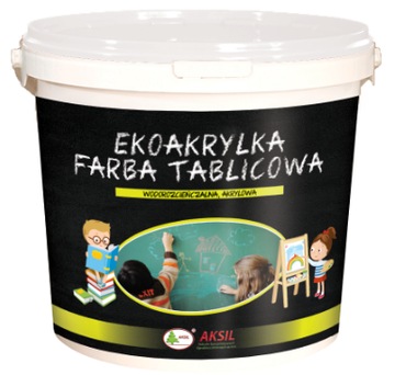 EKOAKRYLKA FARBA TABLICOWA KREDOWA CZARNA 0,2L