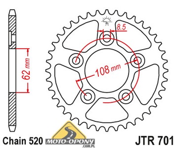 Комплект привода Цепь + звезды Aprilia RS 125 93-03 GOLD DiD!