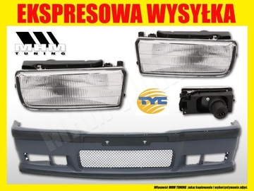 ПЕРЕДНИЙ БАМПЕР ГАЛОГЕННЫЙ BMW 3 E36 M3 M POWER PACK