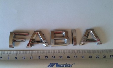 SKODA FABIA 3 III ZNACZEK EMBLEMAT NAPIS
