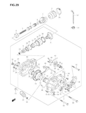 САЛЬНИК ВАЛА SUZUKI KINGQUAD 750 700