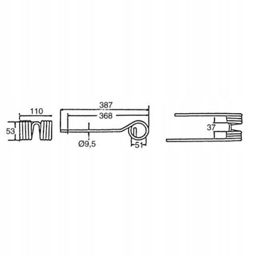 Пружинная зубчатая пружина RD Kuhn 58740700