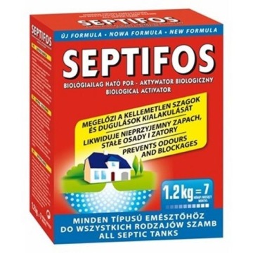 Подготовка Septifos к септикам 1,2 кг