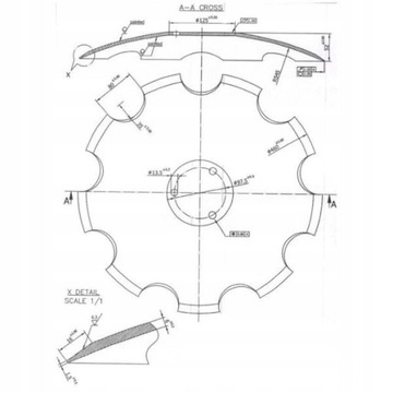 Дисковая борона Horsch 23246106 460x6