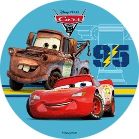Opłatek na tort AUTA CARS Zygzak McQueen wz3