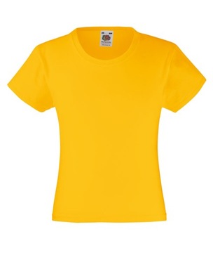 Fruit of the Loom koszulka t-shirt Girls Sun 5-6
