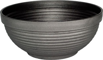Miska plastikowa MOCNA! Donica GRAFITOWA 30cm