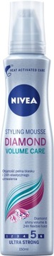 Pianka do włosów Nivea Diamond Volume 150 ml