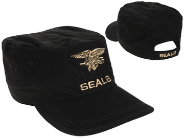 Wojskowa CZAPKA Patrolówka US SEALS Cap - CZARNA