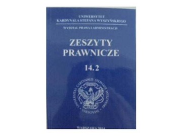 Zeszyty prawnicze 14.2 - 2014 24h wys