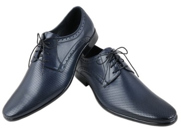 Ekskluzywne letnie buty z dziurkami - 4973 nr 45