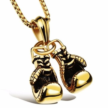 Боксерские перчатки stal316l boxing golden