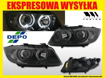 SVĚTLOMET SVĚTLO RINGY LED ANGLIE KPL BMW 3 E90 E91