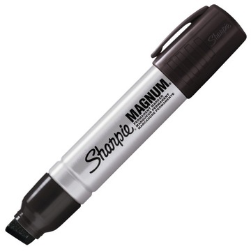 Marker SHARPIE MAGNUM permanentny Ścięta gruba końcówka Czarny pisak