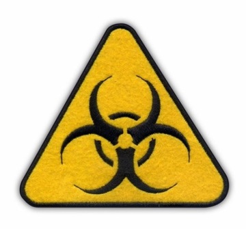 Naszywka Biohazard zagrożenie biologiczne HAFT