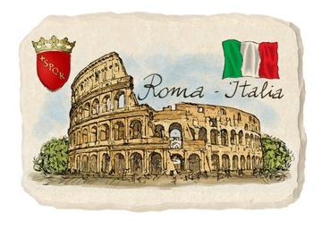 Magnes lodówkę kamień pamiątka RZYM ROMA 188