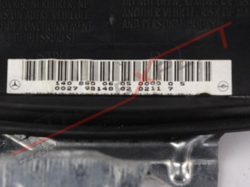 Mercedes S Class W140 ПОДУШКА БЕЗОПАСНОСТИ ПЕРЕДНЕЙ ДВЕРИ