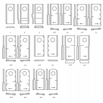 Нож 96x40x3 fi-19 прямой 06561542 Deutz Pottinge