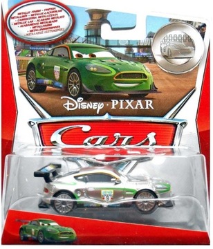 Cars 2 Auta Spyder Silver Metallic Nigel Gearsley