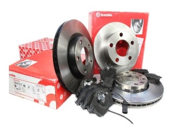 TARCZE + KLOCKI BREMBO tyl AUDI A4 B6 B7 255mm